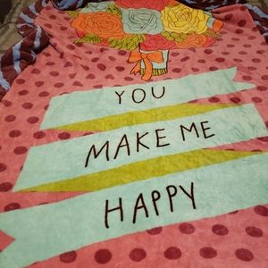 Matilda Jane Blanket You Make Me Happy